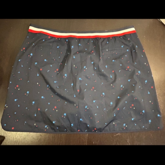 Lady Hagan Pull On Athletic Golf Skort​ Skirt Stars Red White Blue Size XL - NWT - Picture 9 of 15